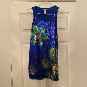 Sequin Blue Justice Dress Girls Size 10